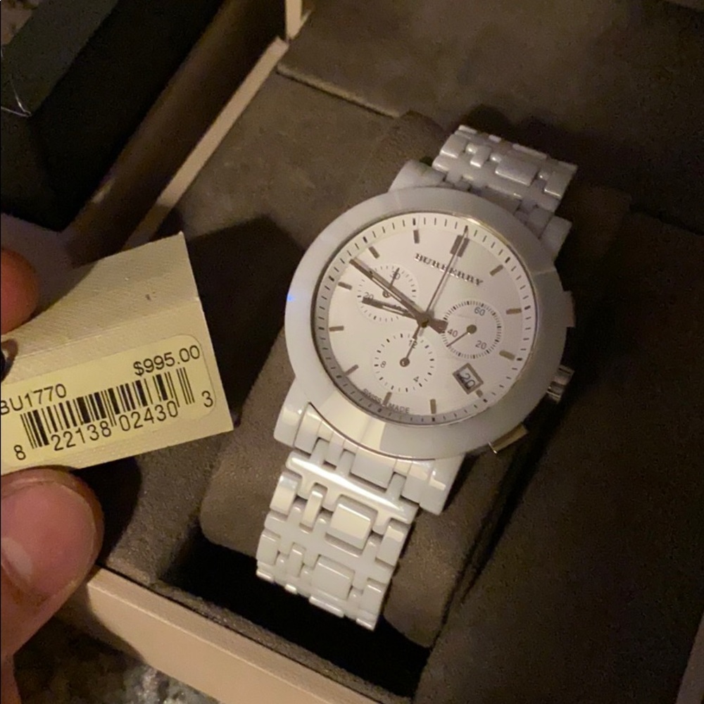 White Burberry Watch.One of my absolute favorites. - Picture 4 of 8